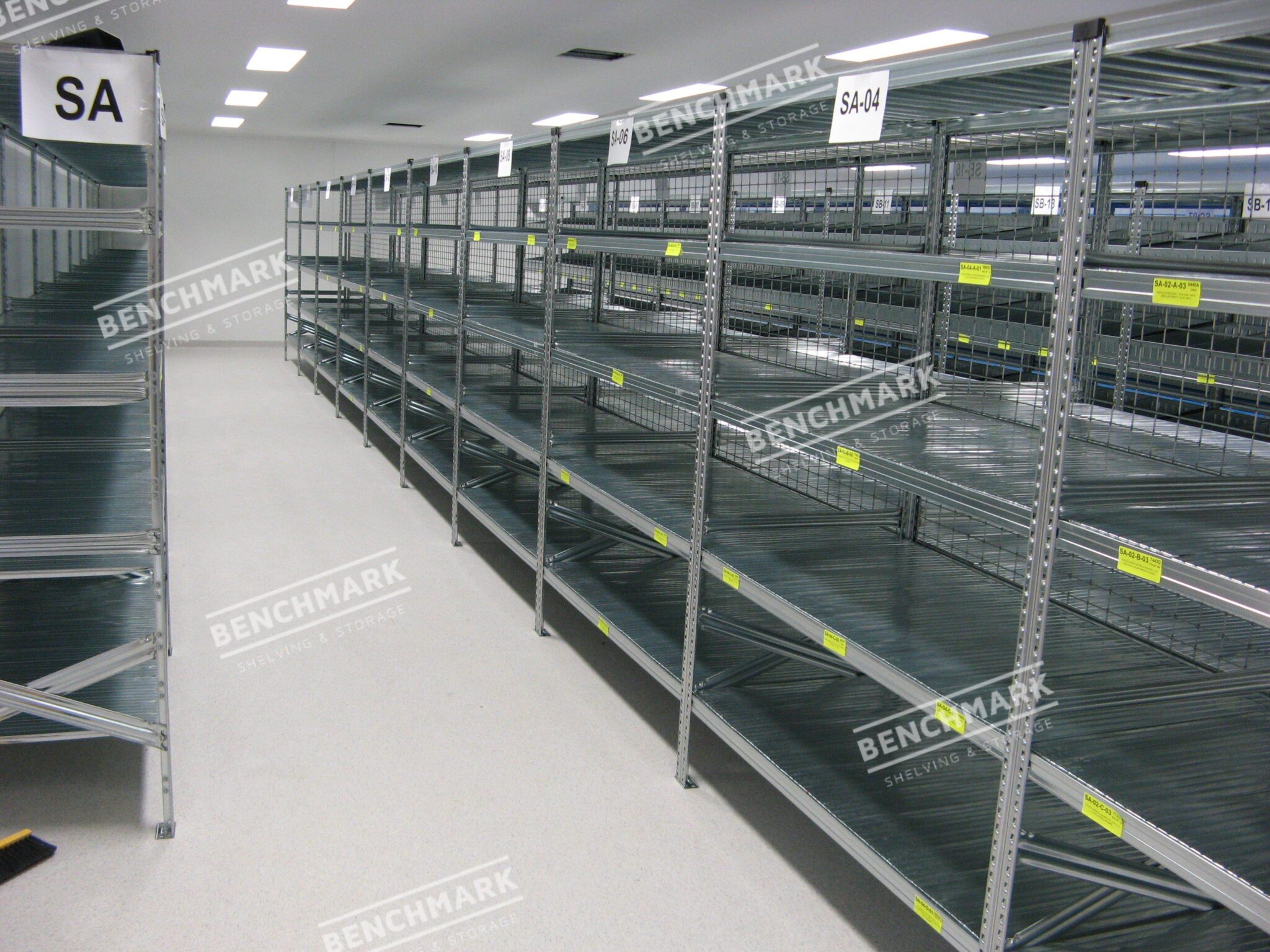 Super 123 Shelving by Metalsistem® Benchmark Shelving