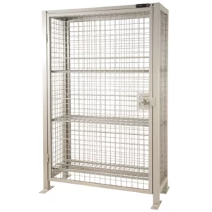 Wire-Mesh-Lockable-Storage-Cage-Benchmark-Shelving-Storage