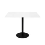 CBT990-square-meeting table-white-black-benchmark