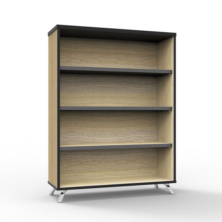 IFBK12 Deluxe-Rapid-Infinity-Bookcase-Natural-Oak-benchmark