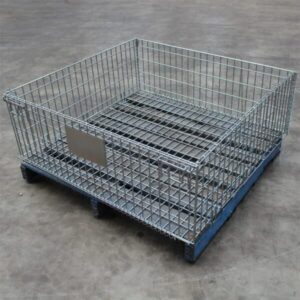 galvanised-mesh-cage-for pallet-benchmark-shelving-storage-qld